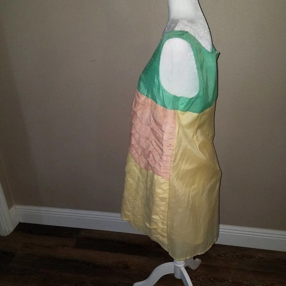 MODCLOTH Chocolate Martini Pastel Scallop Dress 18 - Picture 4 of 7